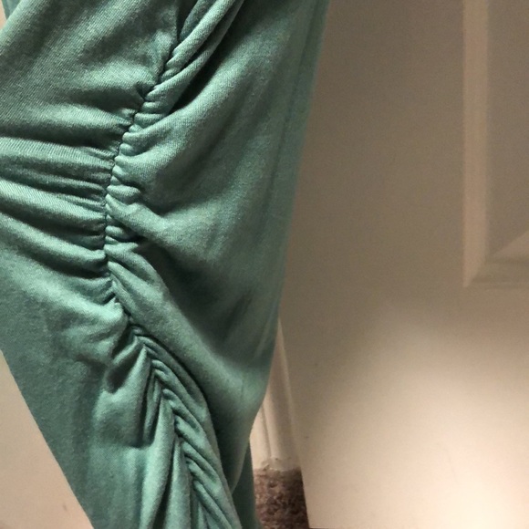 Ruched Mama Midi with Long Sleeves - Sea Green, 0 - Picture 9 of 9